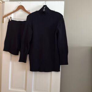 Sweater and sweater short set